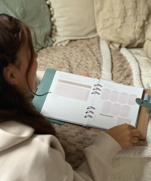 Pray & Plan Diary - Denim