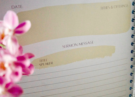 Sermon Notes Journal