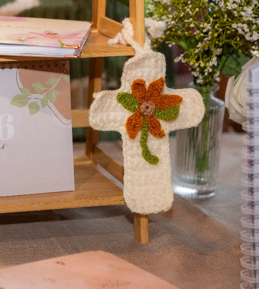 Crocheted Hanging Cross