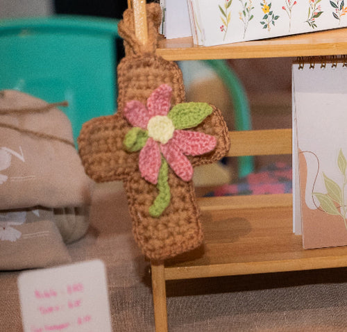 Crocheted Hanging Cross