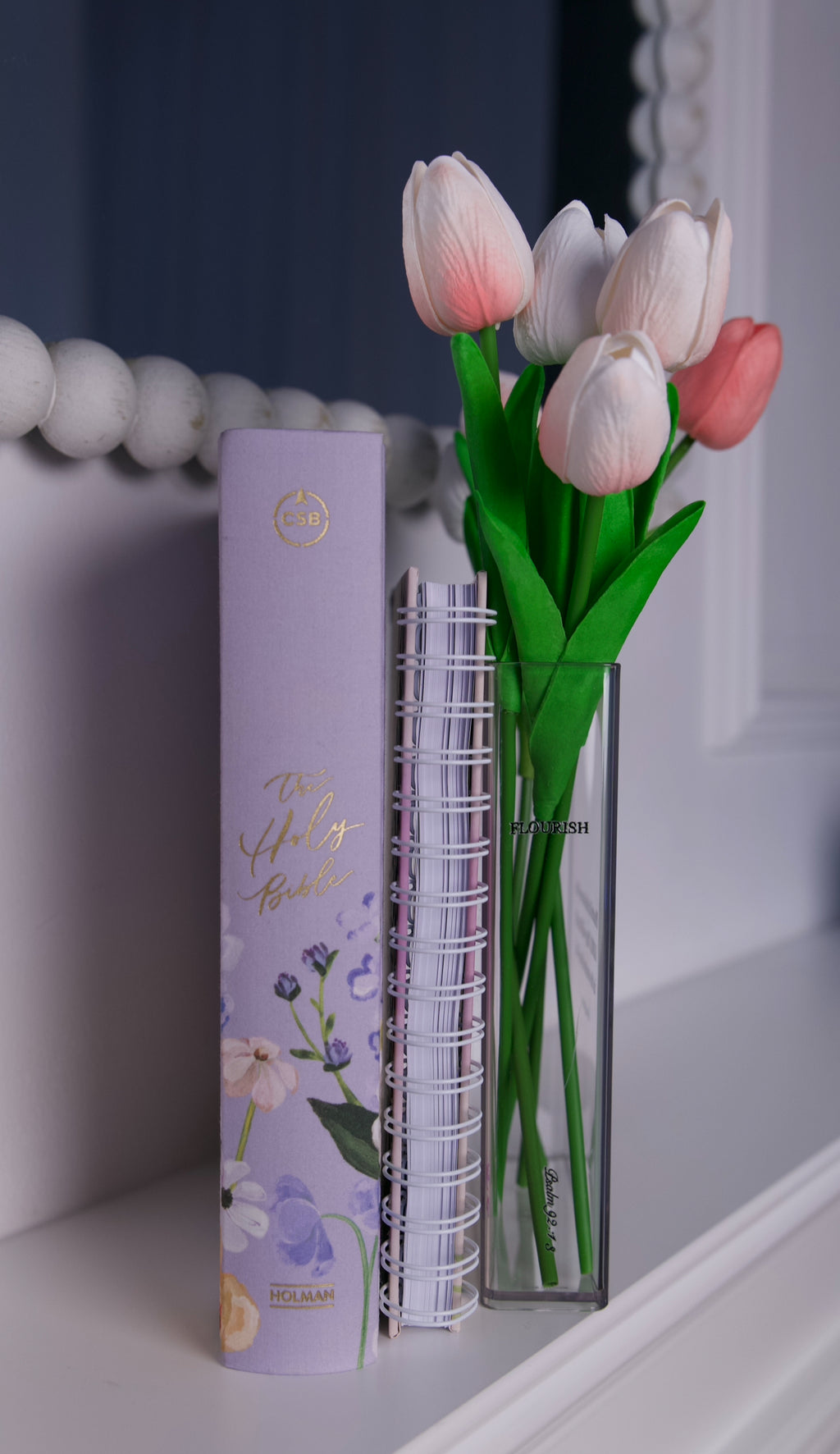 Faith-Based Book Flower Vase